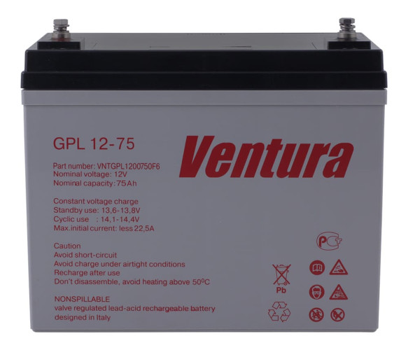 Аккумулятор Ventura GPL 12-75