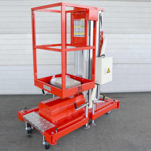 Телескопический одномачтовый подъемник ZX-1-060 OXLIFT 6 м 125 кг