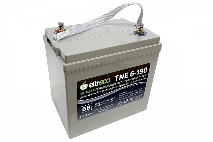 Тяговый аккумулятор Eltreco TNE6-190