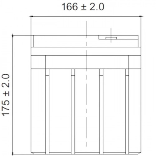 Аккумулятор WBR GPL12800B