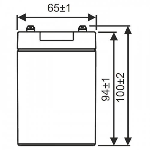 Аккумулятор WBR GPL1272