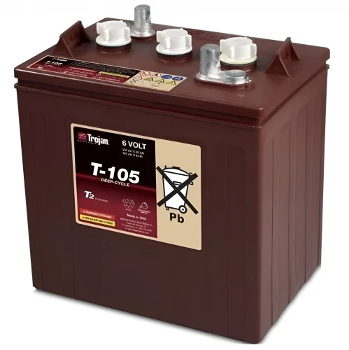 Тяговый аккумулятор Trojan T-105 (6V / 185Ah C5)
