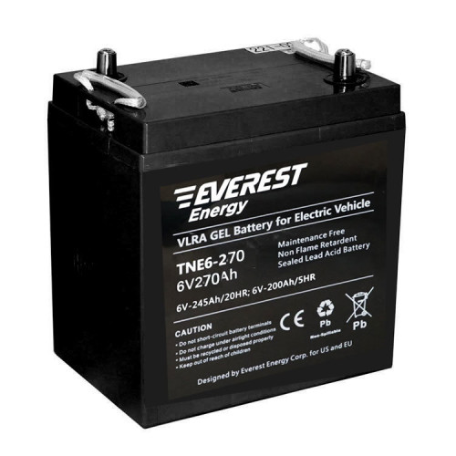 Тяговый аккумулятор Everest TNE 6-270 (6V-235AH/C5)