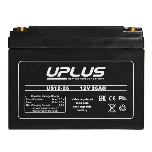 Аккумулятор UPLUS US12-26 (12V / 26Ah)