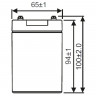 Аккумулятор WBR GPL1290 F2