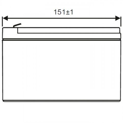 Аккумулятор WBR GPL1290 F2