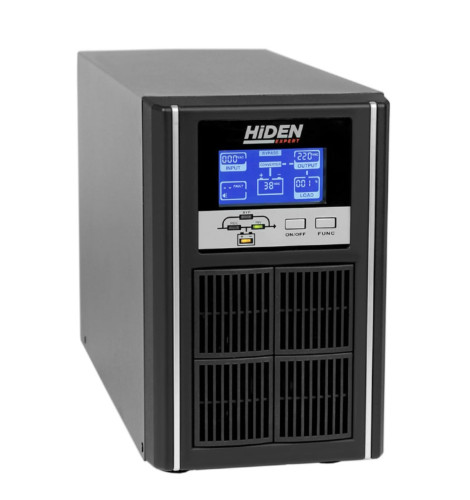 ИБП HIDEN EXPERT UDC9201H-24, внешние акб= 24В (2 АКБ), ЗУ 10A, 1 kVA/0,8 kW (PF=0,8)