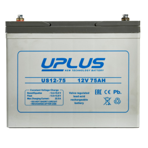 Аккумулятор UPLUS US12-75 (12V / 75Ah)