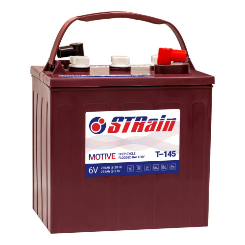 Тяговый аккумулятор STRain Motive T-145 (6V / 215Ah)