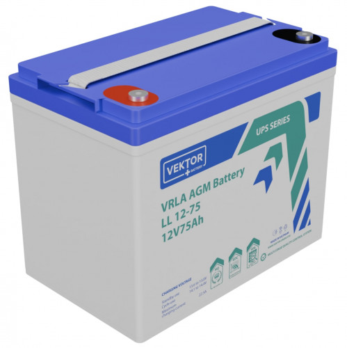 Аккумулятор Vektor Energy LL 12-75