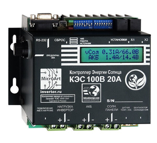 Контроллер КЭС 100/20 MPPT