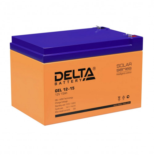Аккумулятор Delta GEL 12-15