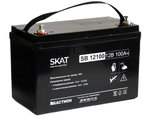 Аккумулятор SKAT SB 12100 (12V / 100Ah)